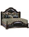 BEDS - Queen, King & California King Sizes Gothic inspired bed with wood and leather accents