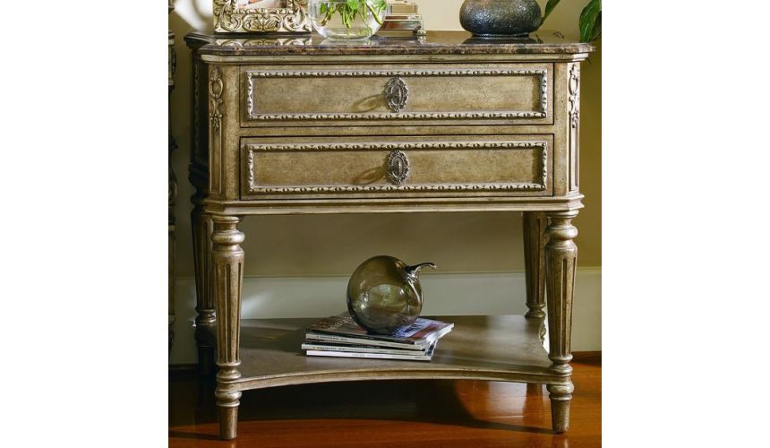 French Chateau Nightstand with WoodUbend and La Magic Paint - WoodUbend  Switzerland