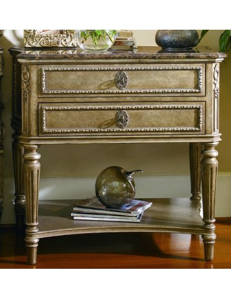 French Provencal influenced nightstand