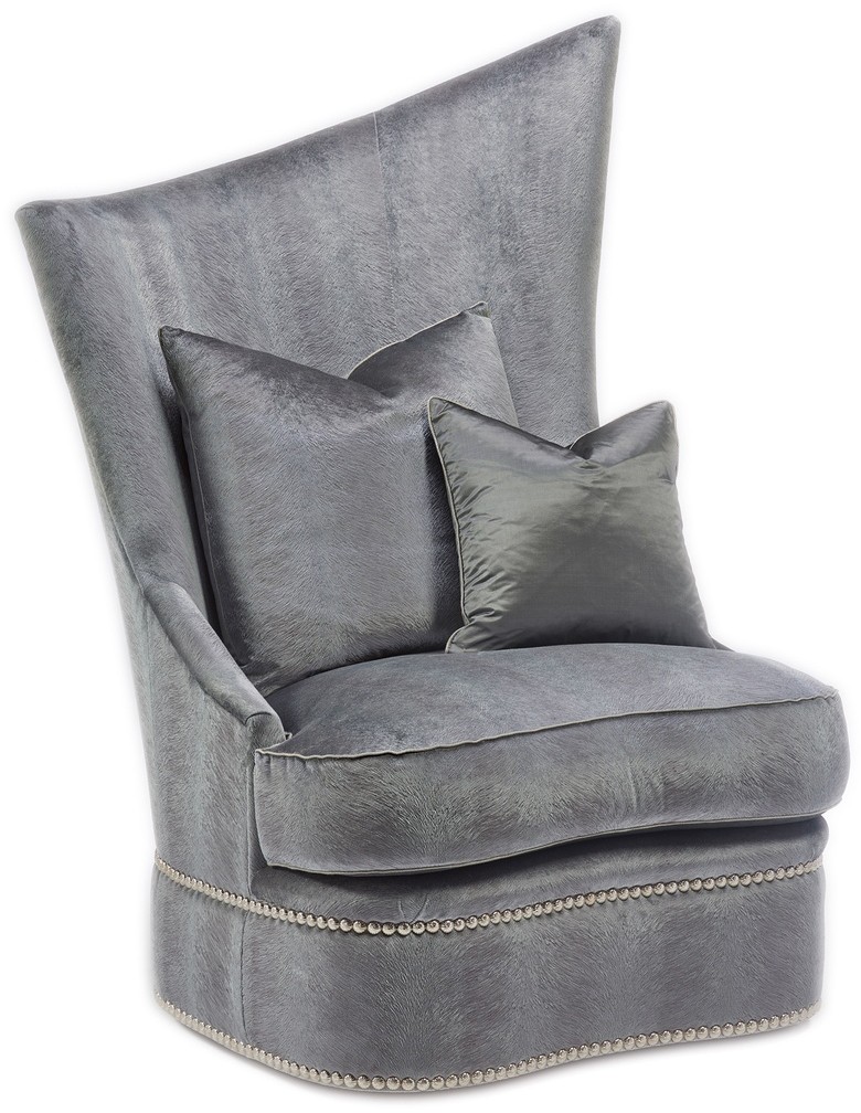 CHAIRS - Leather, Upholstered, Accent Asymmetrical chair