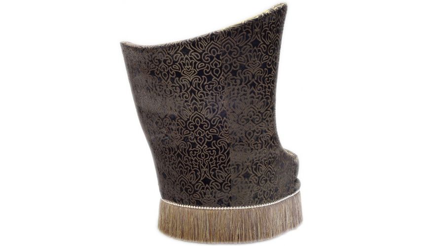 CHAIRS - Leather, Upholstered, Accent Asymmetrical chair
