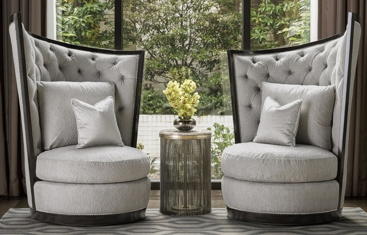 CHAIRS, Leather, Upholstered, Accent Exceptional modern style swivel