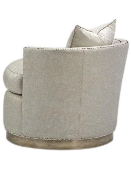 MOTION SEATING - Recliners, Swivels, Rockers Platinum club chair with nailhead trim