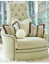 CHAIRS - Leather, Upholstered, Accent Super swivel chair