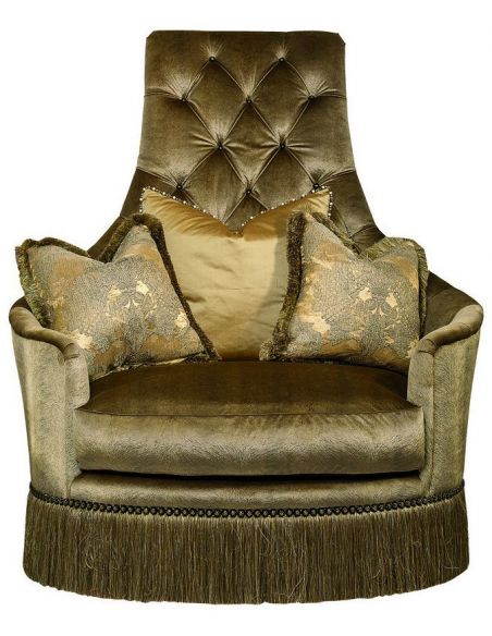 CHAIRS - Leather, Upholstered, Accent Super swivel chair