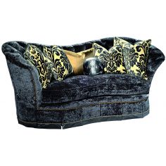 SOFA, COUCH & LOVESEAT Indigo curved back sofa