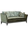 SOFA, COUCH & LOVESEAT Modern style sofa with contrasting tufted back cushions