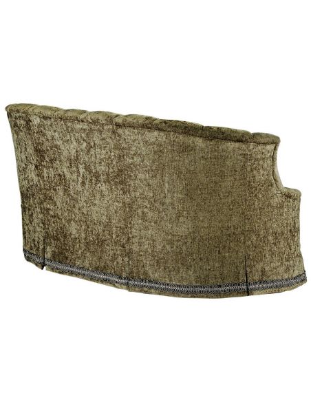 SOFA, COUCH & LOVESEAT Luxurious textured sofa with stunning trim details