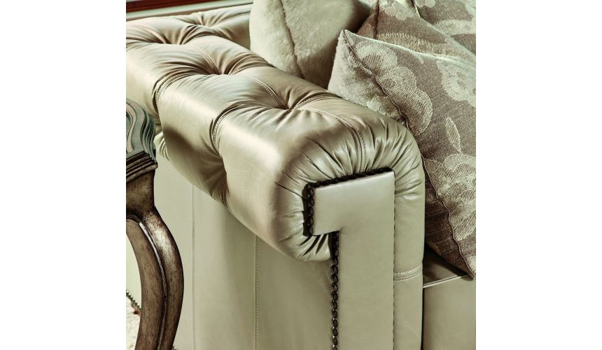 SOFA, COUCH & LOVESEAT Sofa with clean modern lines and beautiful architectural details