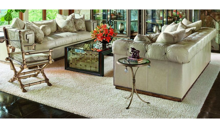 SOFA, COUCH & LOVESEAT Sofa with clean modern lines and beautiful architectural details