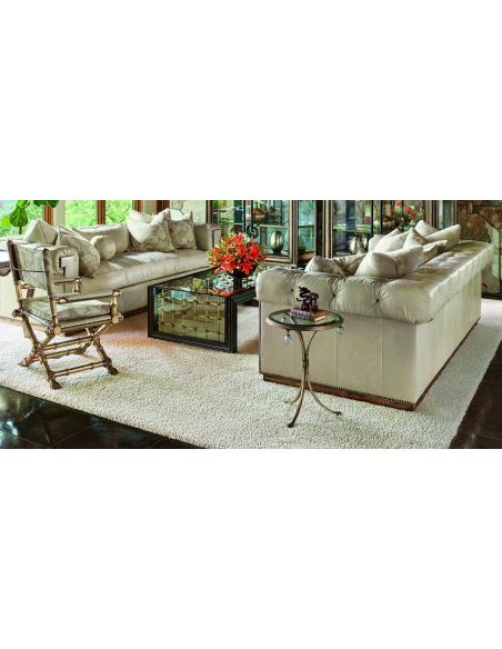 SOFA, COUCH & LOVESEAT Sofa with clean modern lines and beautiful architectural details