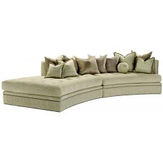 Luxury Leather & Upholstered Furniture Contemporary style sectional sofa