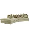 Luxury Leather & Upholstered Furniture Contemporary style sectional sofa