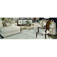 Luxury Leather & Upholstered Furniture Contemporary style sectional sofa 2