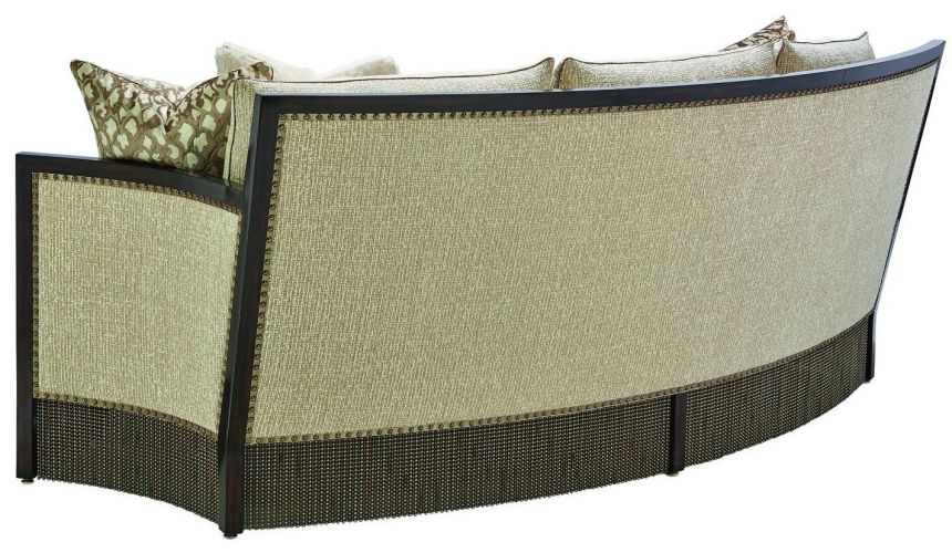 Unique retro style curved sofa