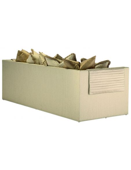 SOFA, COUCH & LOVESEAT Sofa with interesting architectural details and a cool contemporary vibe