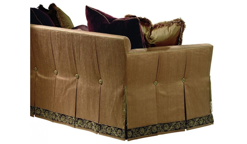 SOFA, COUCH & LOVESEAT Beautiful sofa wrapped in warm earth tones
