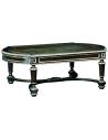 Round and Oval Coffee tables Cocktail table with beautiful metal work detail