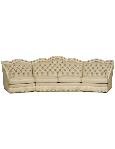 Grand sectional sofa from our Lavish leathers collection