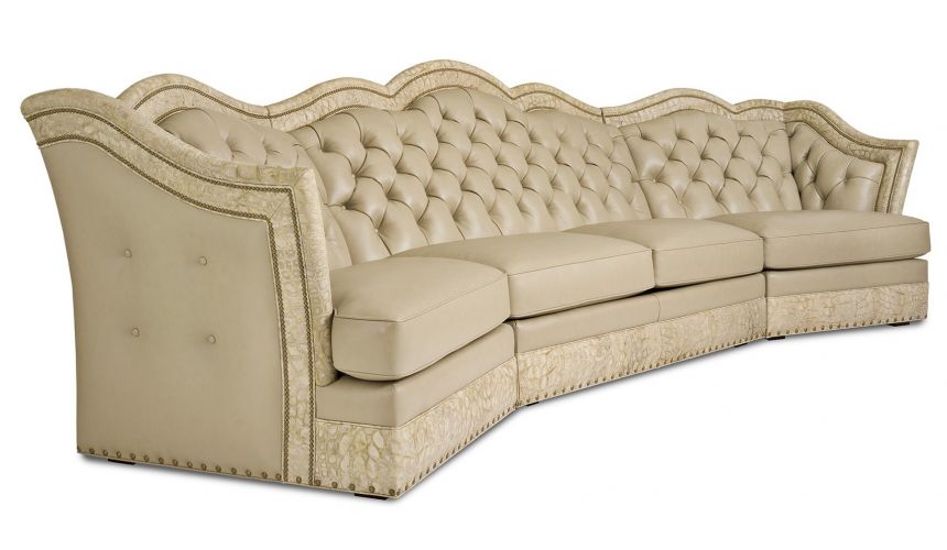 SECTIONALS - Leather & High End Upholstered Furniture Grand sectional sofa from our Lavish leathers collection