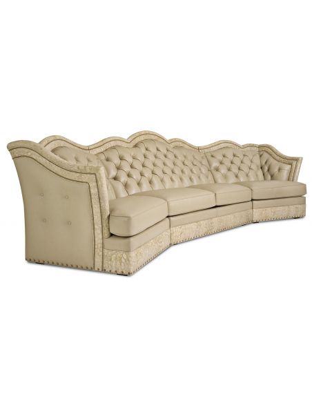 SECTIONALS - Leather & High End Upholstered Furniture Grand sectional sofa from our Lavish leathers collection