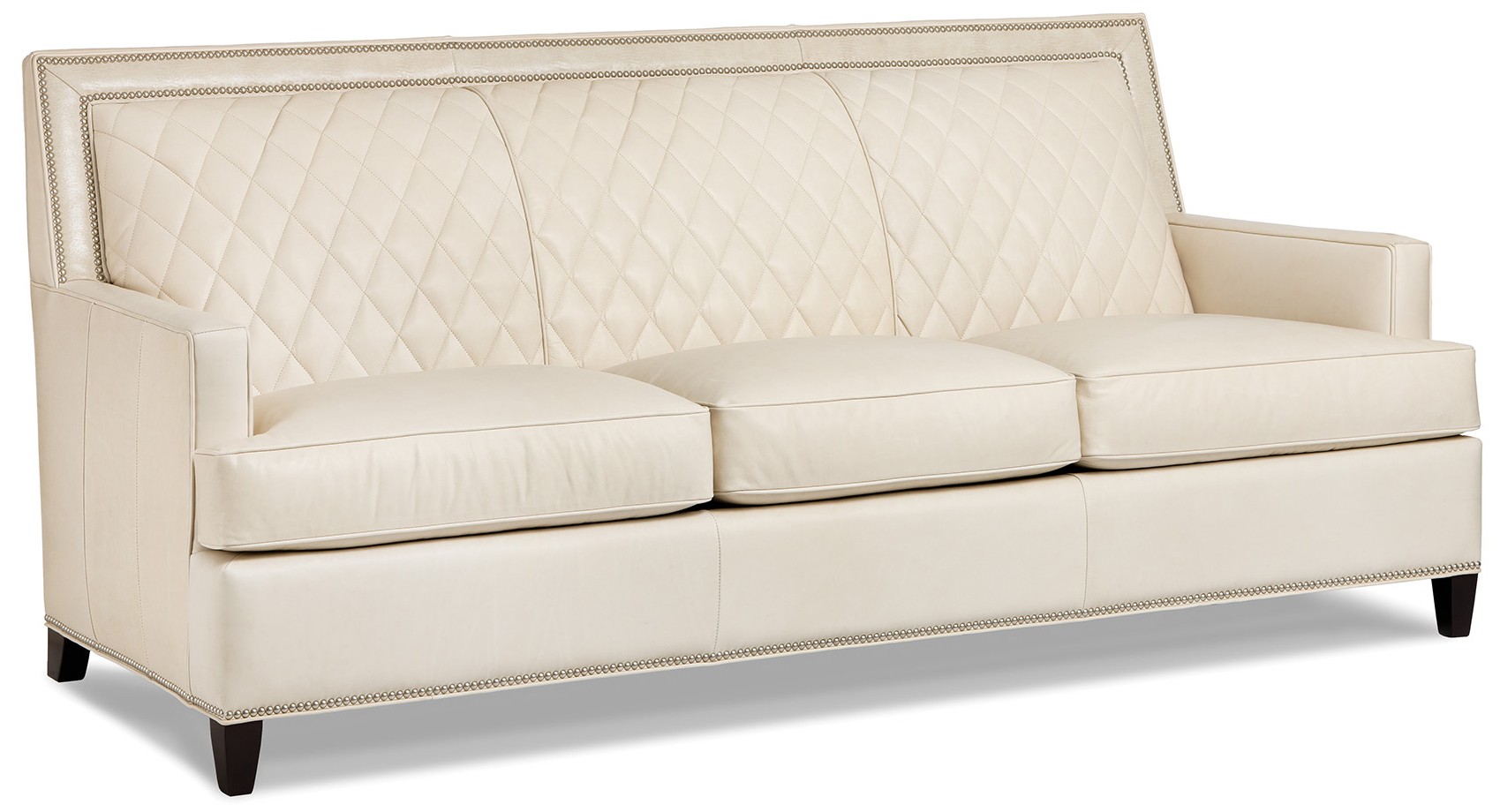 century quilted leather sofa