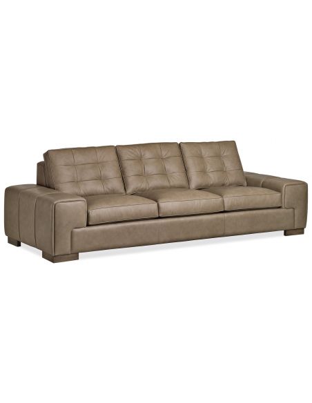 Modern sofa in lux leather