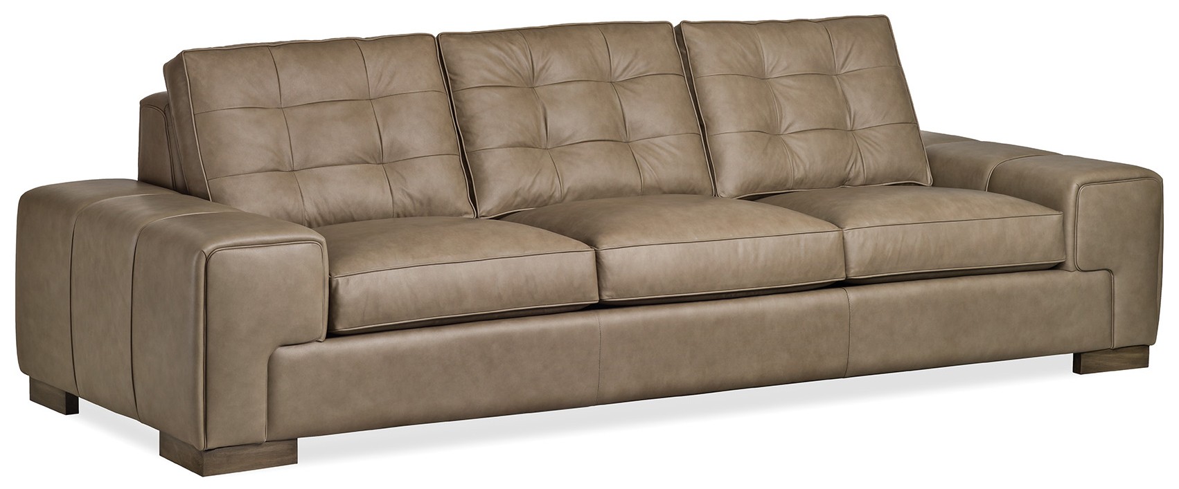 Modern sofa in lux leather