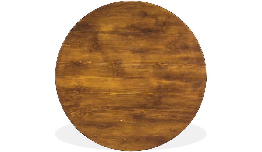 Dining Tables Pine Wooden Round Dining Table
