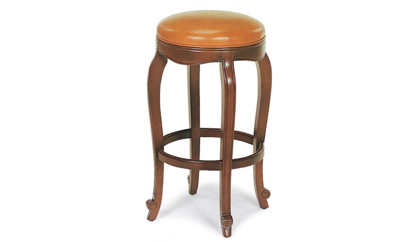 Unique Counter & Bar Stools Lux leather bar stool