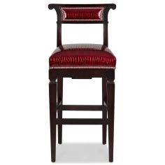 Unique Counter & Bar Stools Embossed patent leather bar stool