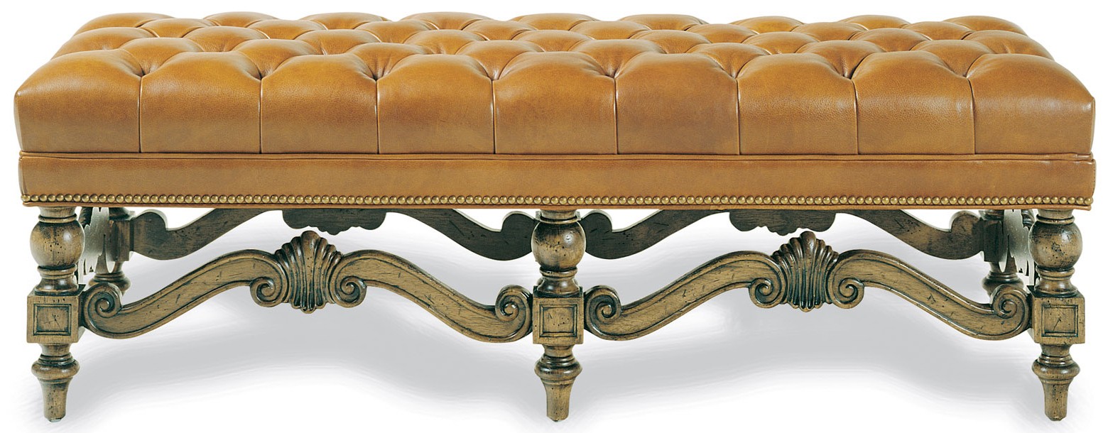 087T Brentwood Tufted Bench