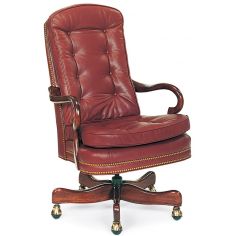 Office Chairs Brown leather office chair