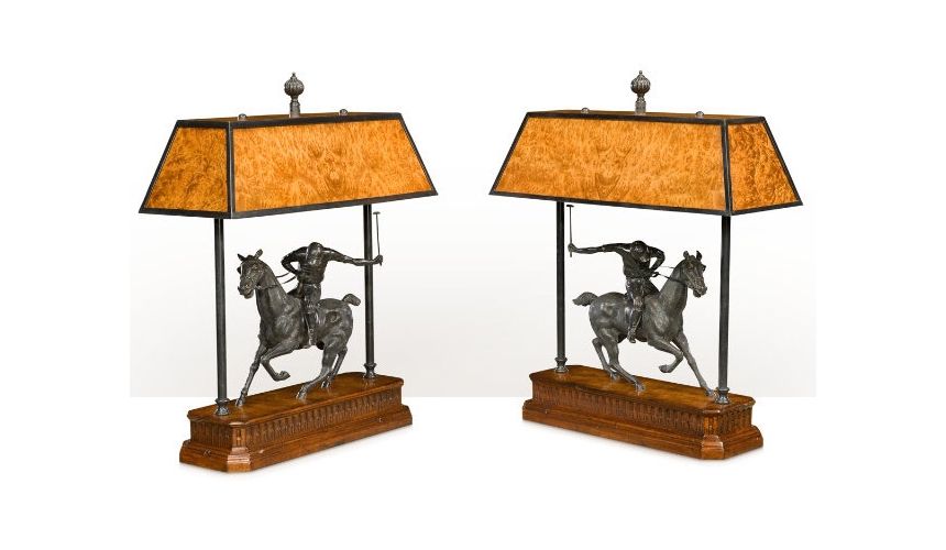 Table Lamps On The Polo Field
