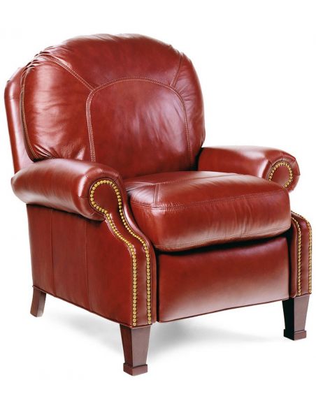 Cordovan leather recliner