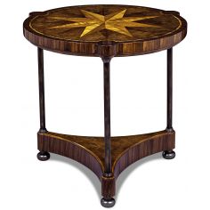 Round & Oval Side Tables Ebonized Avodire Conversation Table