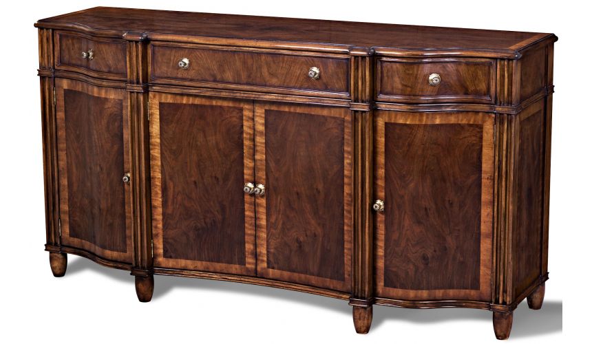Breakfronts & China Cabinets European Swirl Sideboard Table