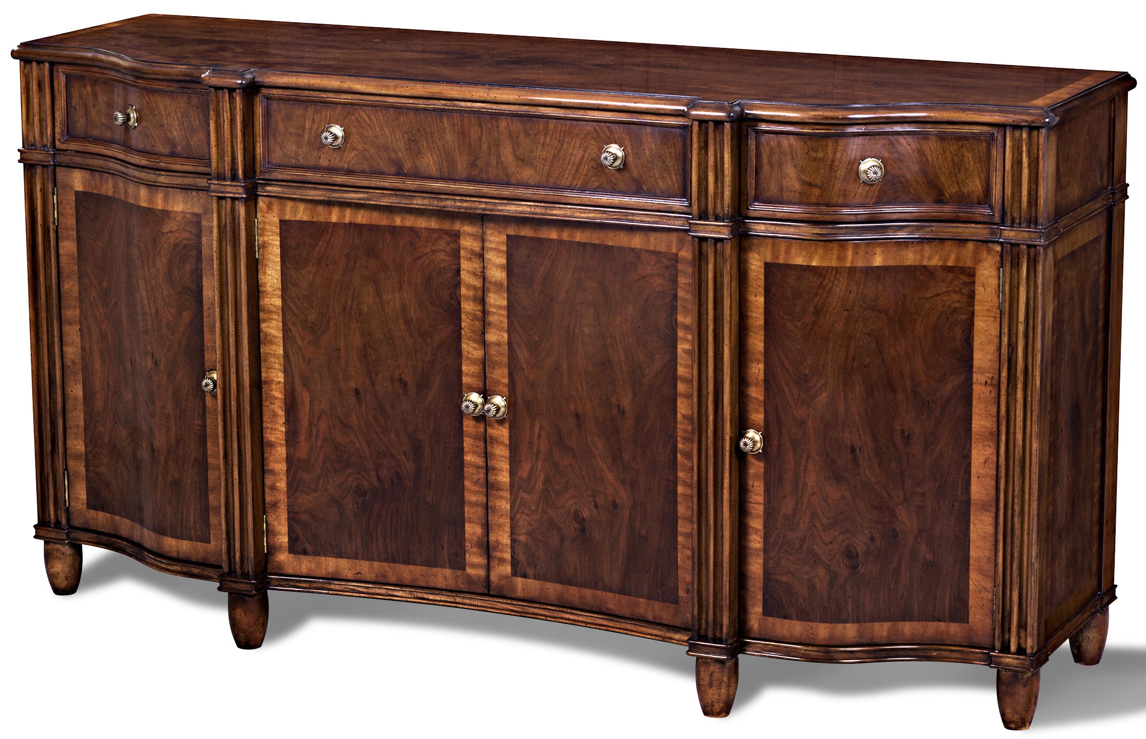 Breakfronts & China Cabinets European Swirl Sideboard Table