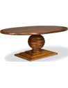 Dining Tables Wooden Oval Top Dining Table