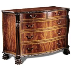 Chest of Drawers Crotch Mahogany Chest