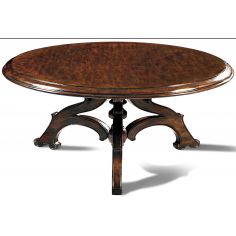 Round and Oval Coffee tables Hand Planed Heavily Distressed Cocktail Table