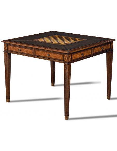 Myrtle Burl Game Table Chess Board