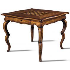 Game Card Tables & Game Chairs Heavily Distressed Game Table