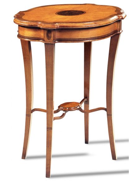 Yew Wood End Table