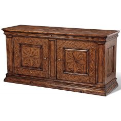 Entertainment Centers, TV Consoles, Pop Ups Heavily Distressed Plasma Console