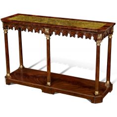 Console & Sofa Tables Crotch Mahogany Console Table