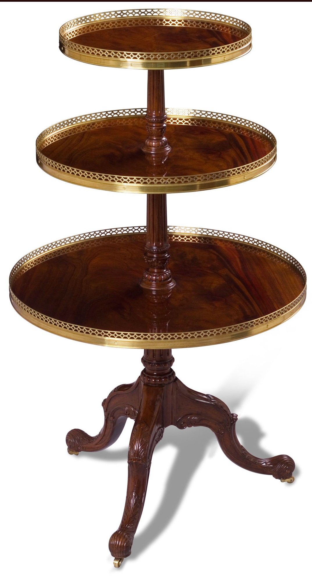 Round & Oval Side Tables Burl Walnut Console Table Different 2