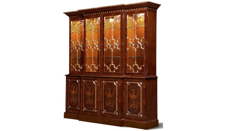 Breakfronts & China Cabinets Impressive Empire Display Cabinet