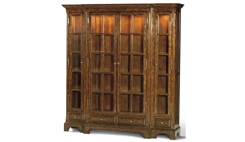 Bookcases Hand Planed Heavily Distressed Bookcase