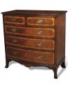 Chest of Drawers Myrtle Burl Bow Front Chest